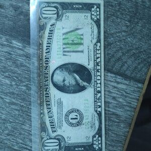 Series 1934 $10 note from the San Francisco Federal Reserve